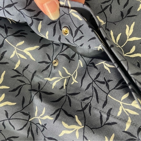 Gap Designed and Crafted Dress Fit & Flare Pockets- Women’s 6- Bamboo Leaf Print - Picture 11 of 13